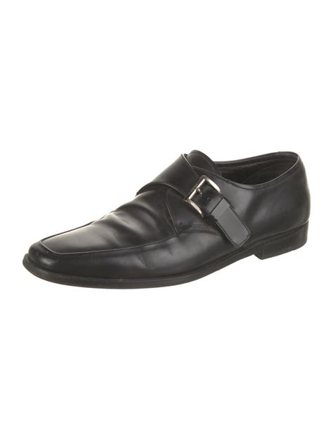 Versace Collection Patent Leather Monk Strap Shoes w/ Tags